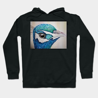 Peacock pastel art Hoodie